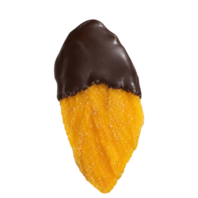 Mango in belgischer Zartbitterschokolade