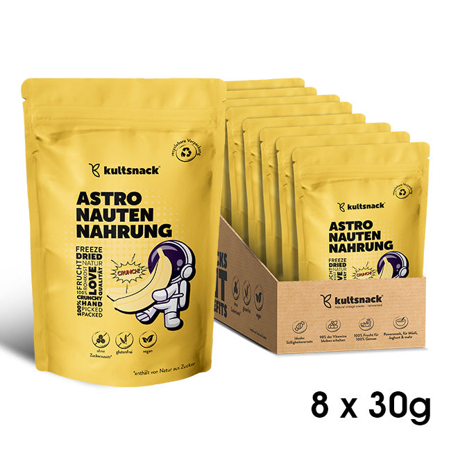 Gefriergetrocknete-Banane-To-Go-Box