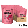 Gefriergetrocknete-Erdbeeren-To-Go-Packungen
